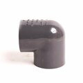 Thrifco Plumbing 1 Inch Threaded x Threaded PVC 90 Elbow SCH 80 8214210